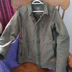 LL Bean Army Winter Coat